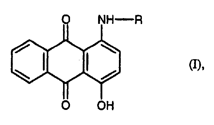 Preparation of 1-amino-4-hydroxy anthraquino