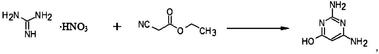 Method for synthesizing 2,4-diamino-6-chloropyrimidine
