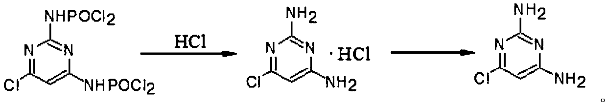 Method for synthesizing 2,4-diamino-6-chloropyrimidine