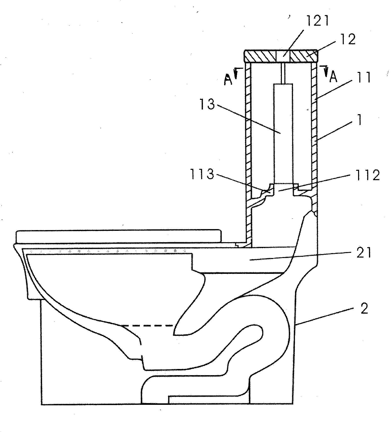 Water-saving type closestool