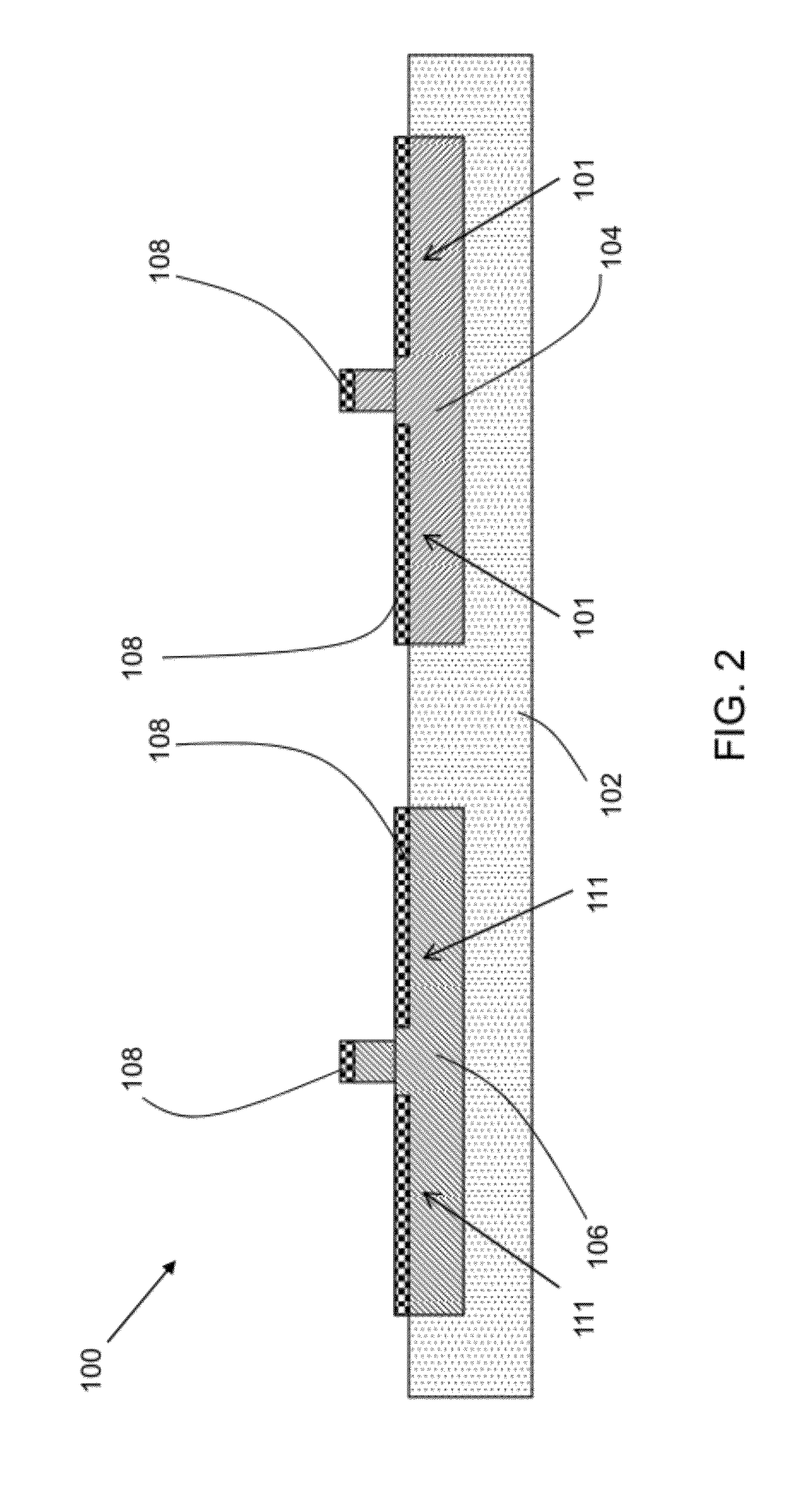 Use of contacts to create differential stresses on devices