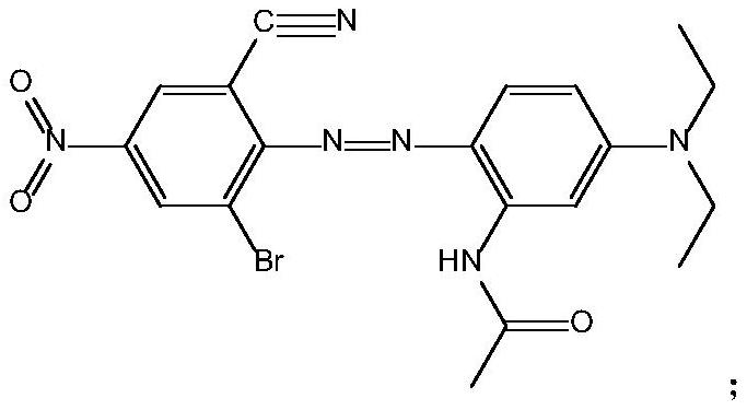 Red-light blue liquid dye composition and application thereof in textile dyeing and printing