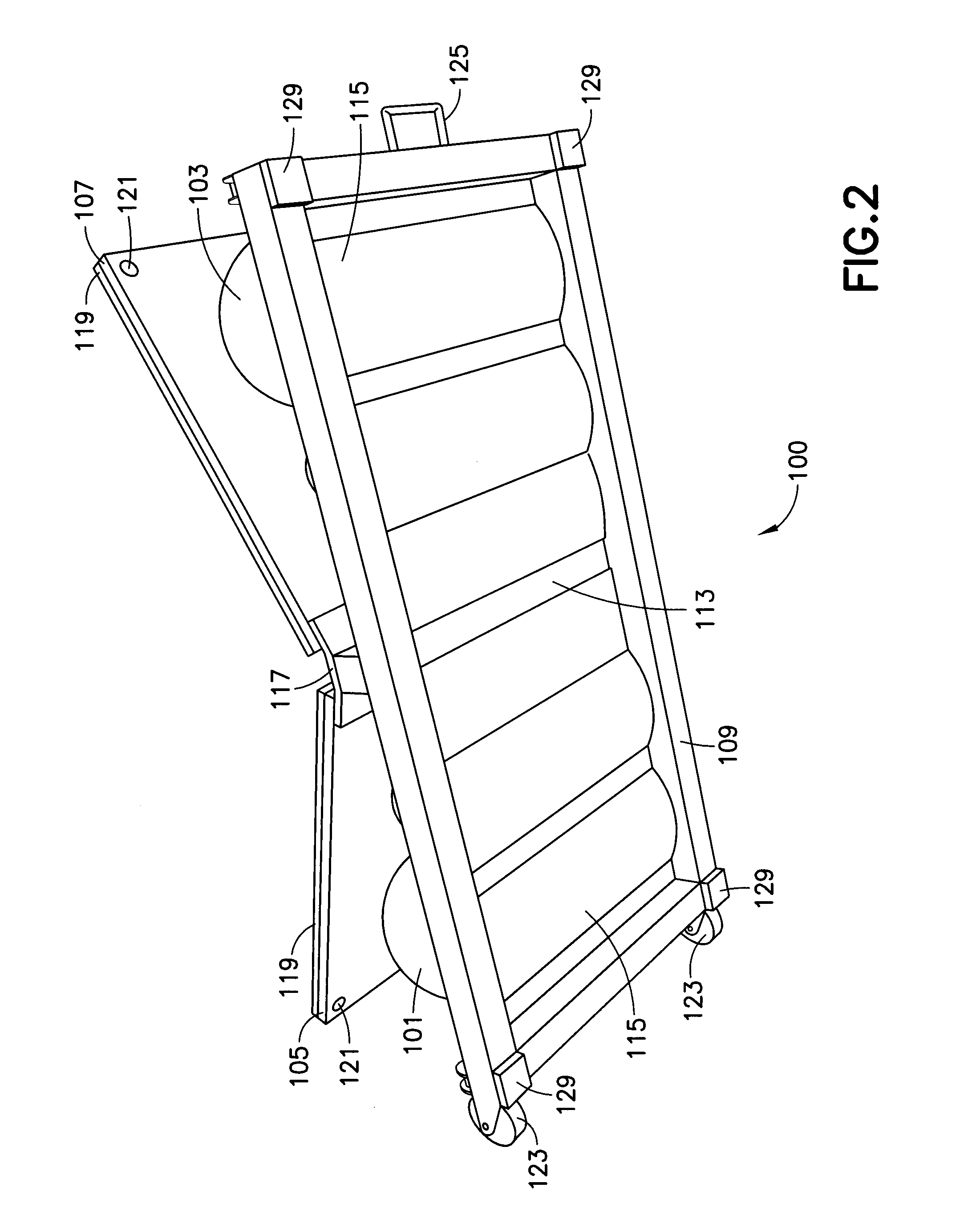 Incline rebounder