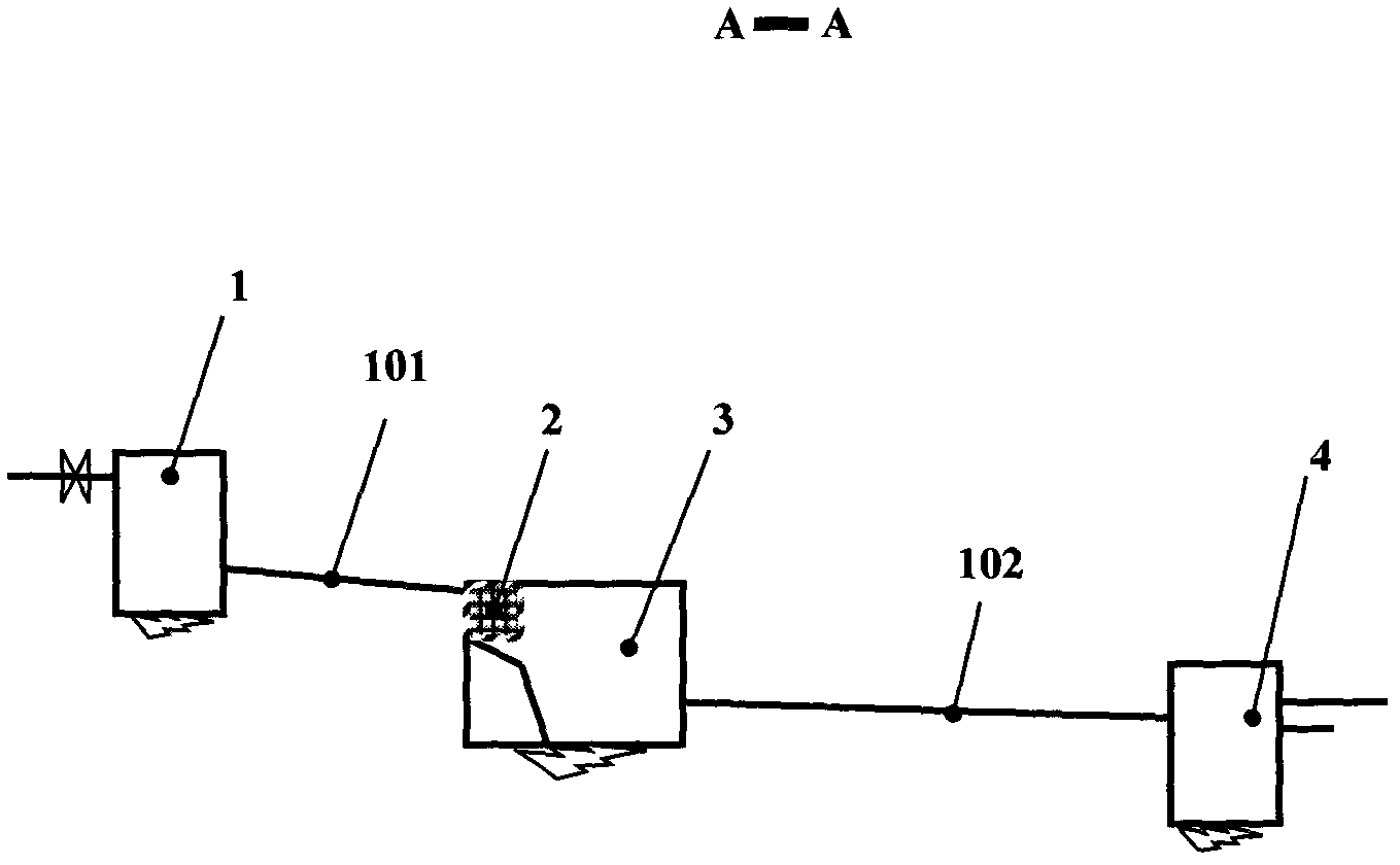 System for treating household garbage leachate