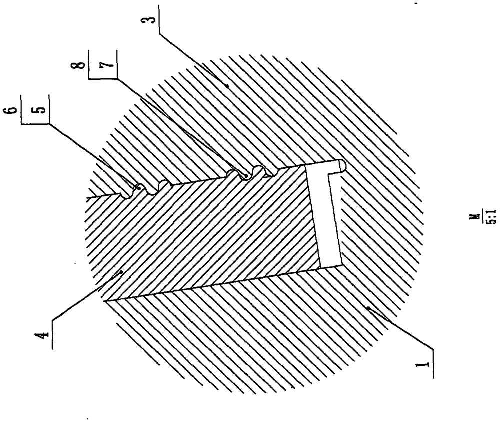 Thermal compounded steel-aluminum compounded conductive rail and manufacturing method
