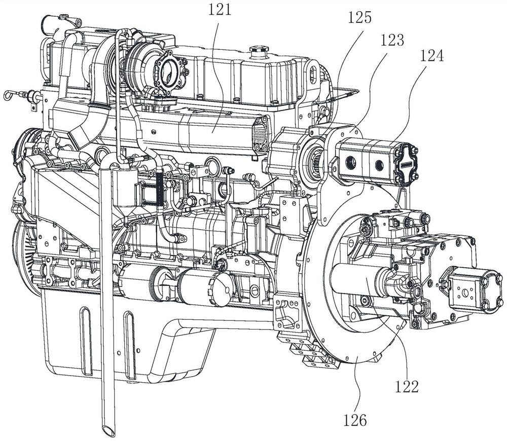 Special vehicle and power system thereof