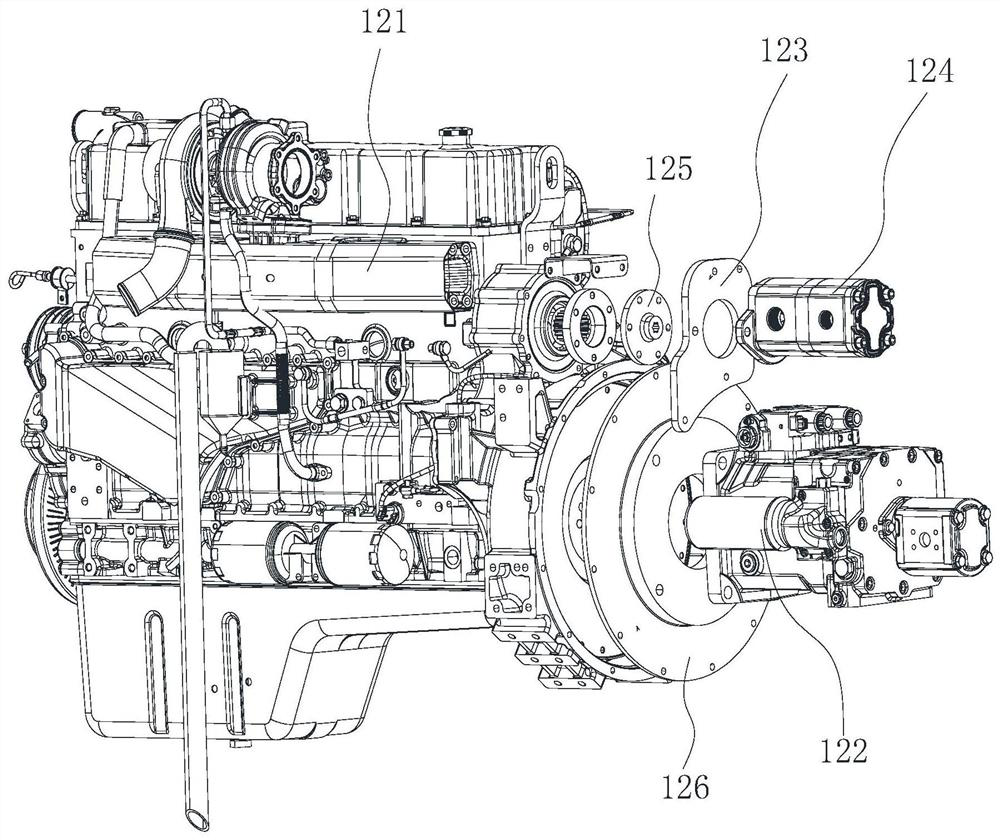 Special vehicle and power system thereof