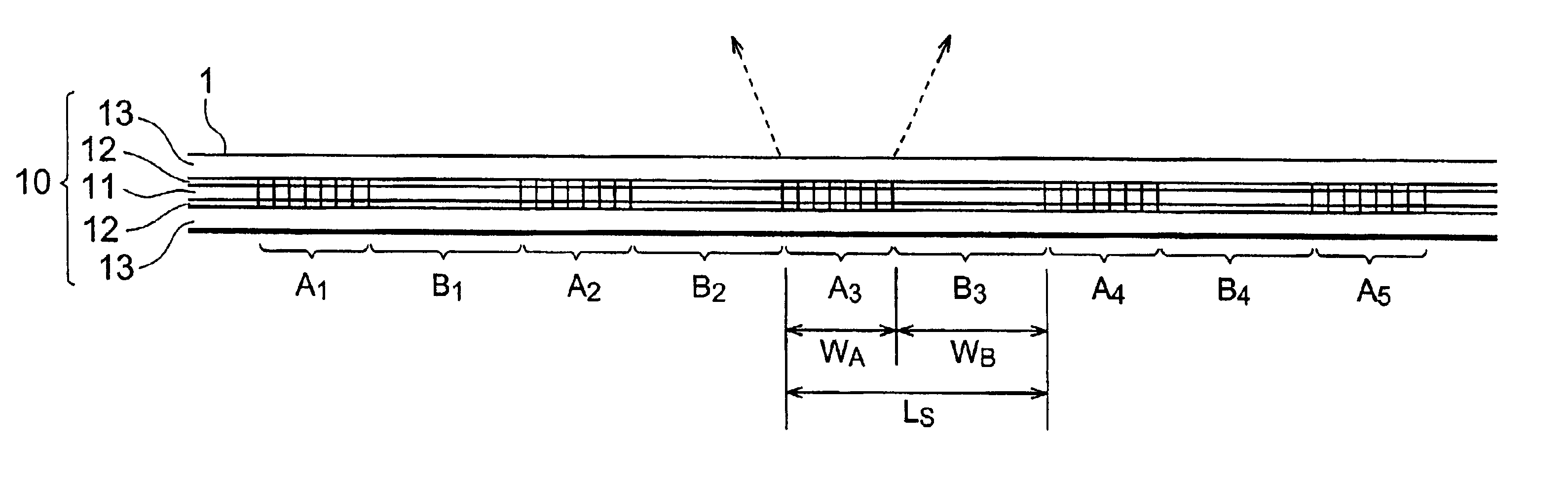 Diffraction grating device