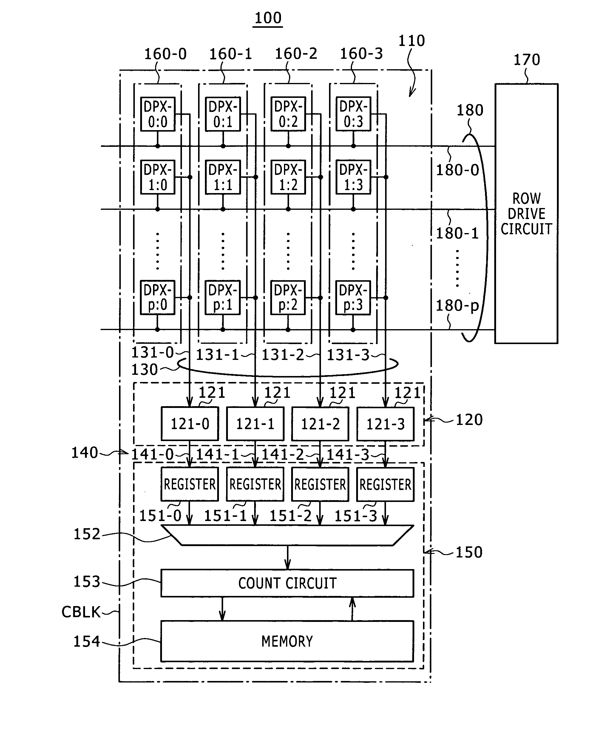 Imaging element and camera system