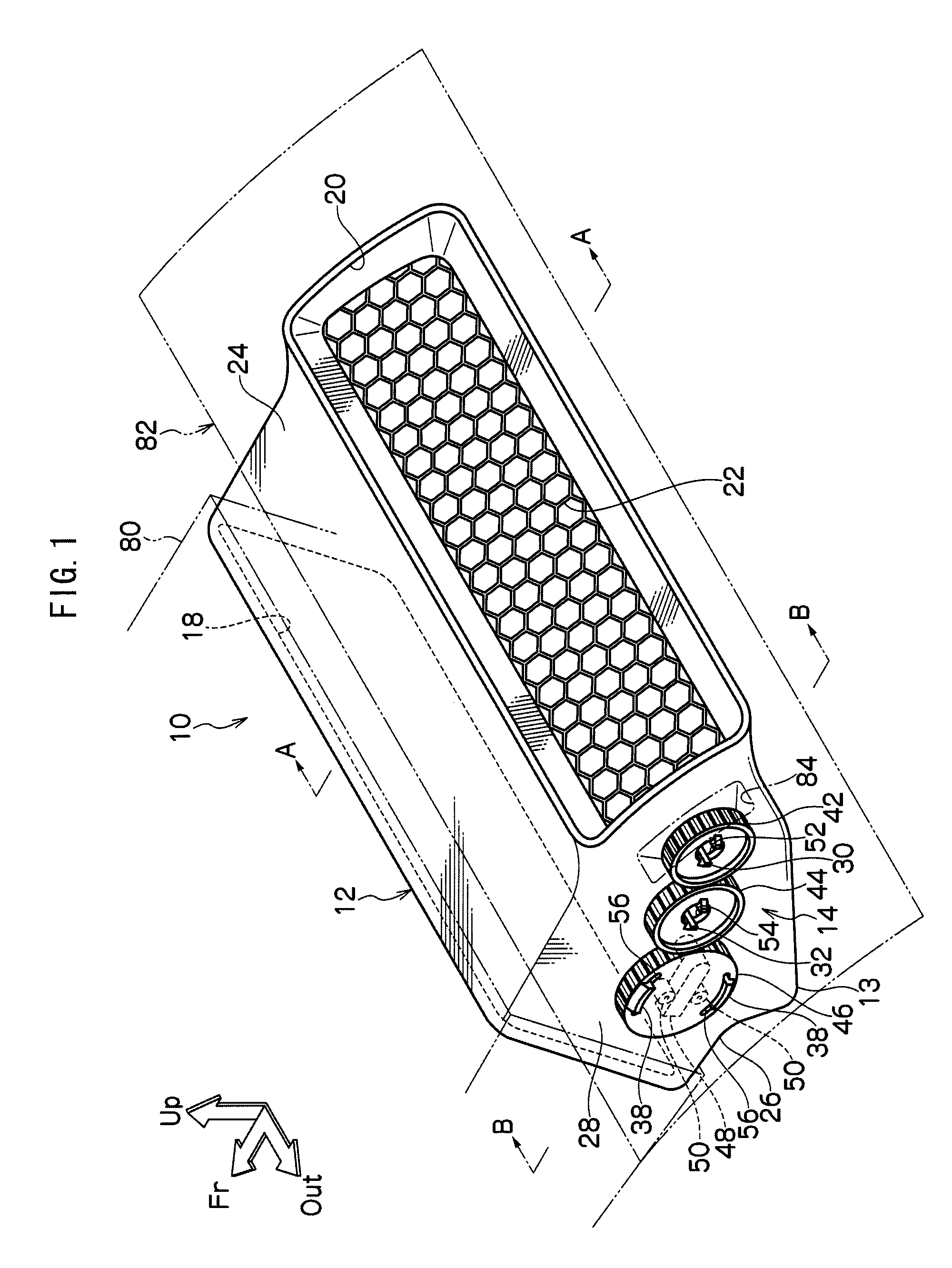 Air outlet structure of air conditioner