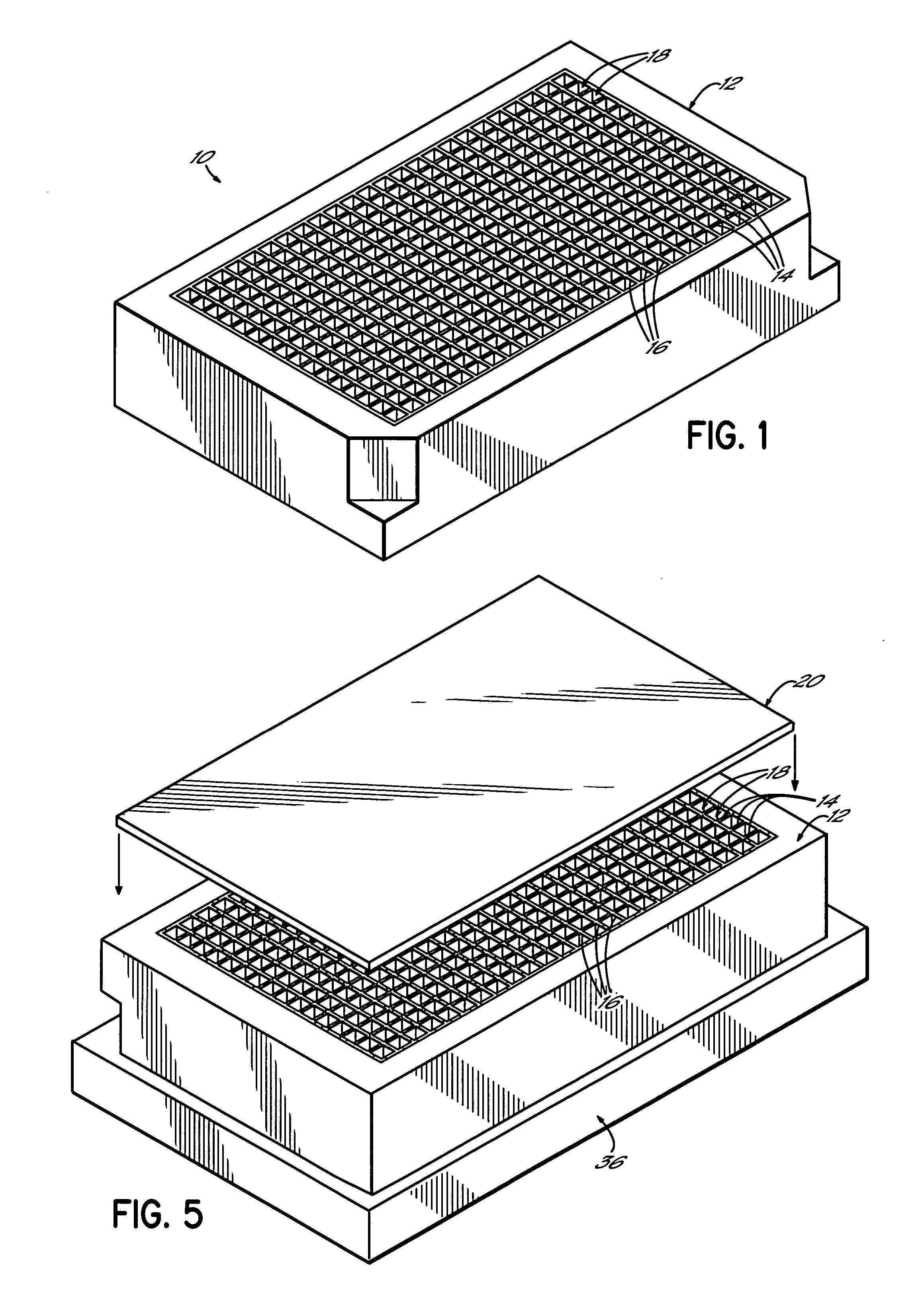 Methods of making a multi-well test plate having an adhesively secured transparent bottom panel
