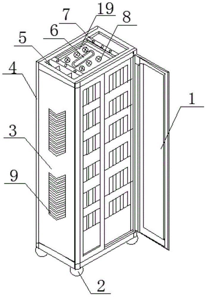 Optical fiber distribution frame