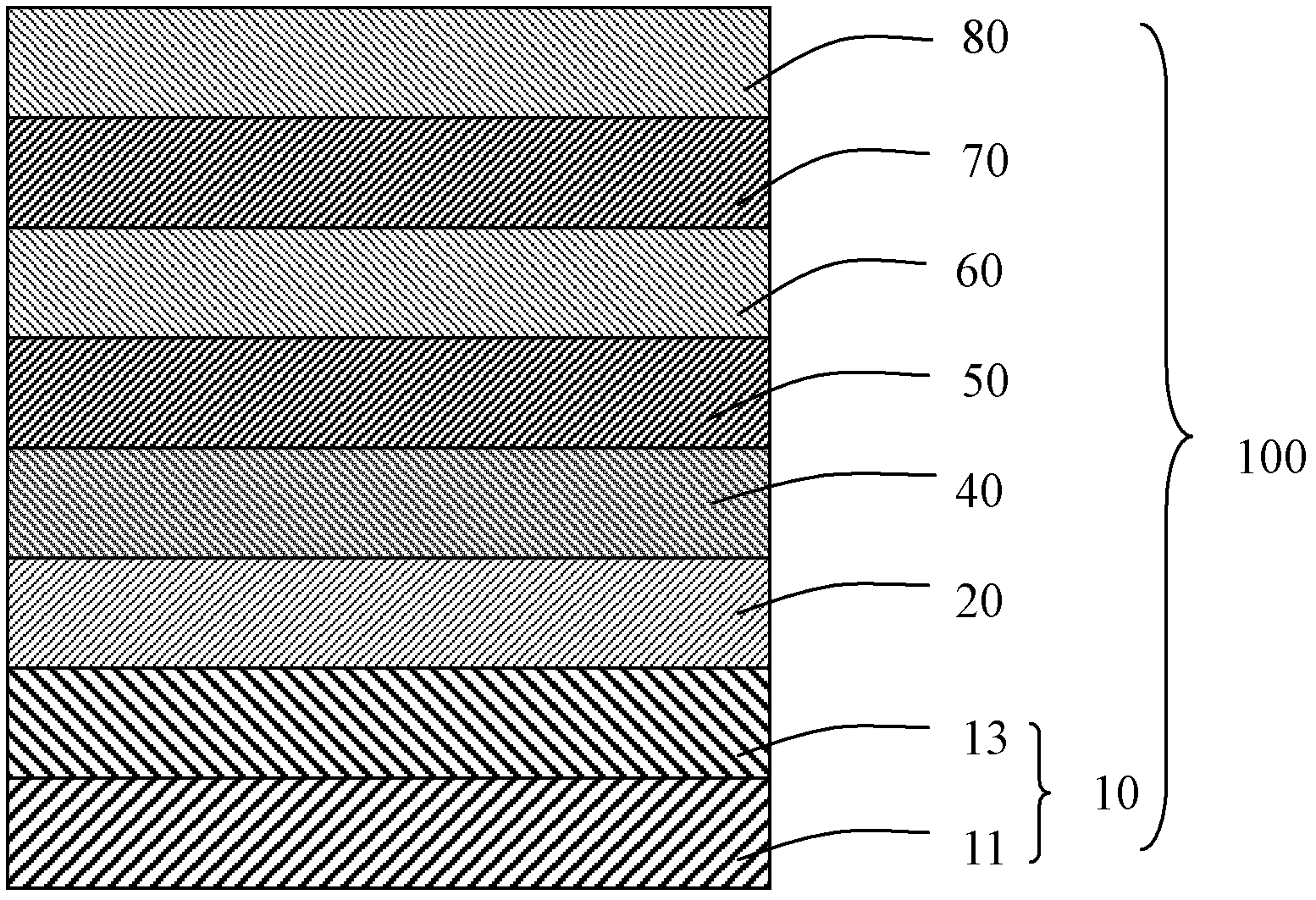 Substrate of organic electroluminescence device and production method thereof