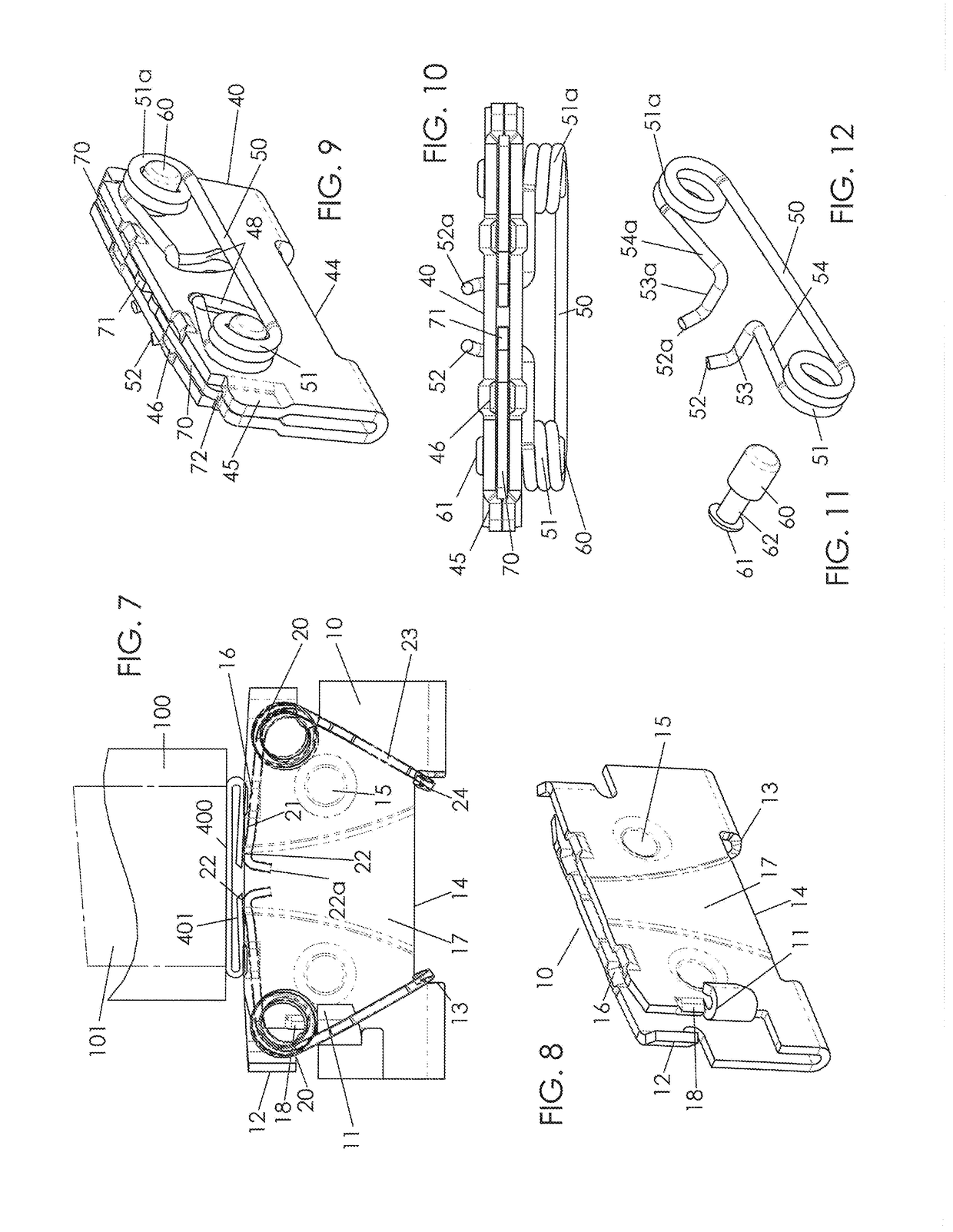 Flat clinch stapler anvil assembly