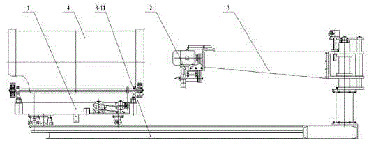 A barrel inner wall polishing machine