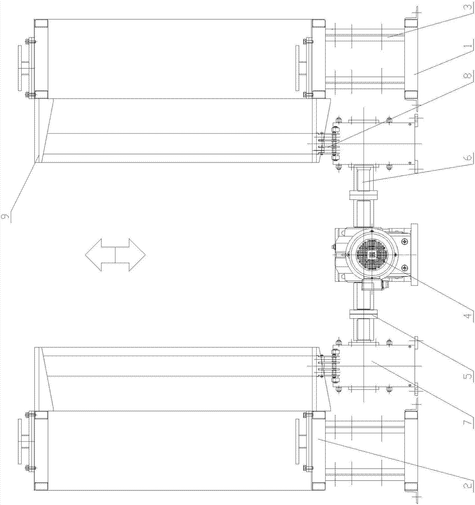 Flexible chain jacking device