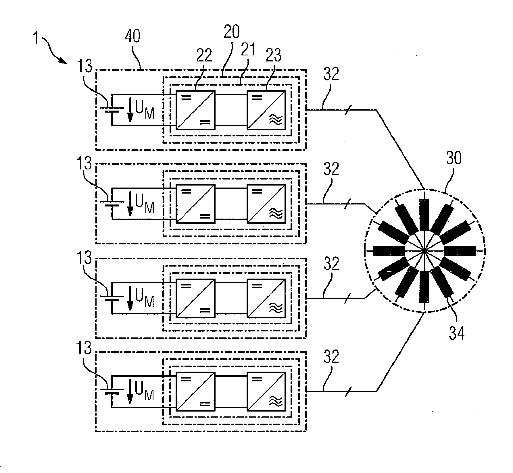 Apparatus and method for state of charge compensation of an energy storage system