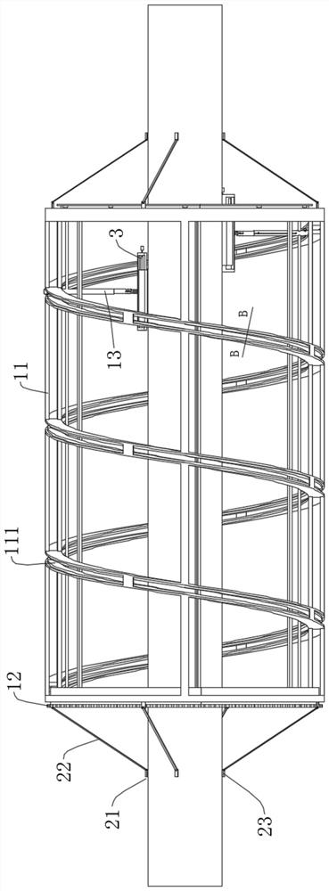 A pressure pipe weld seam grinding device