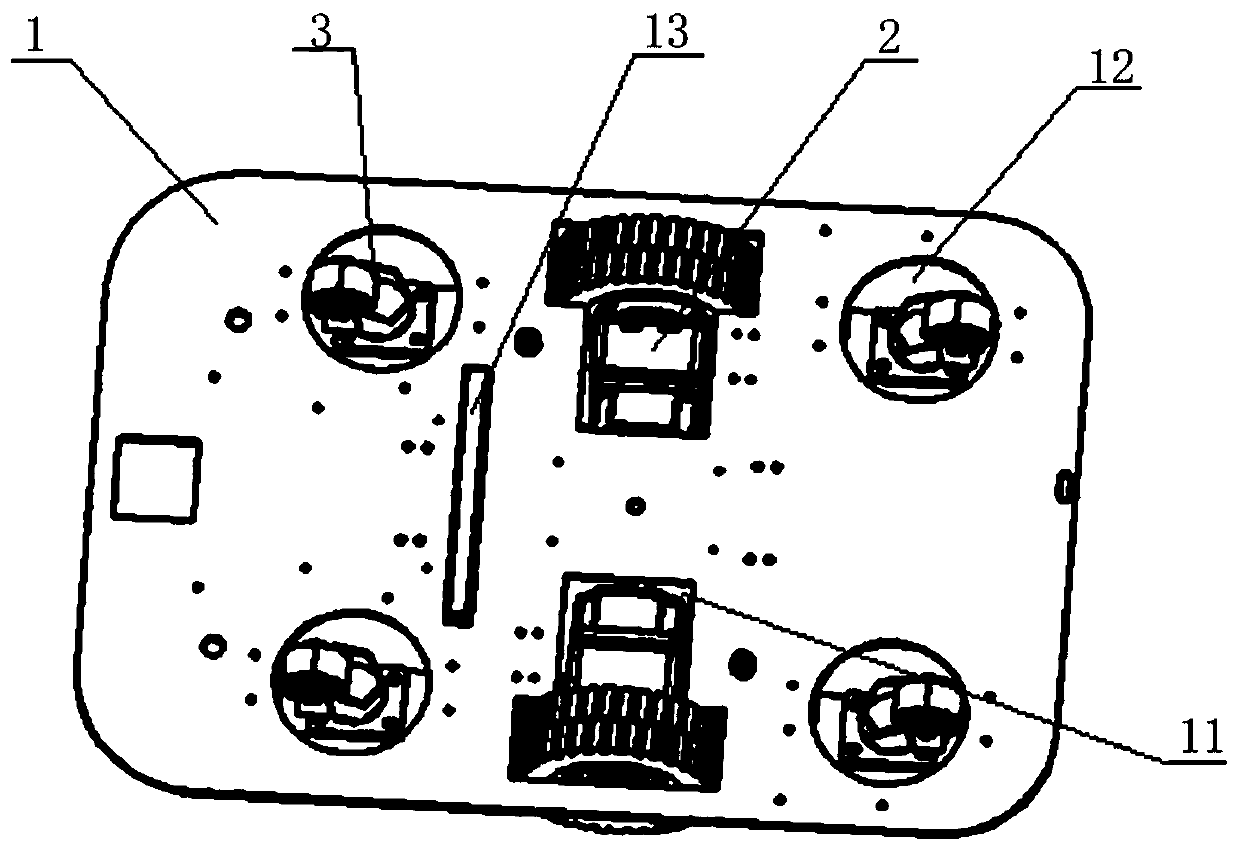 An agv chassis