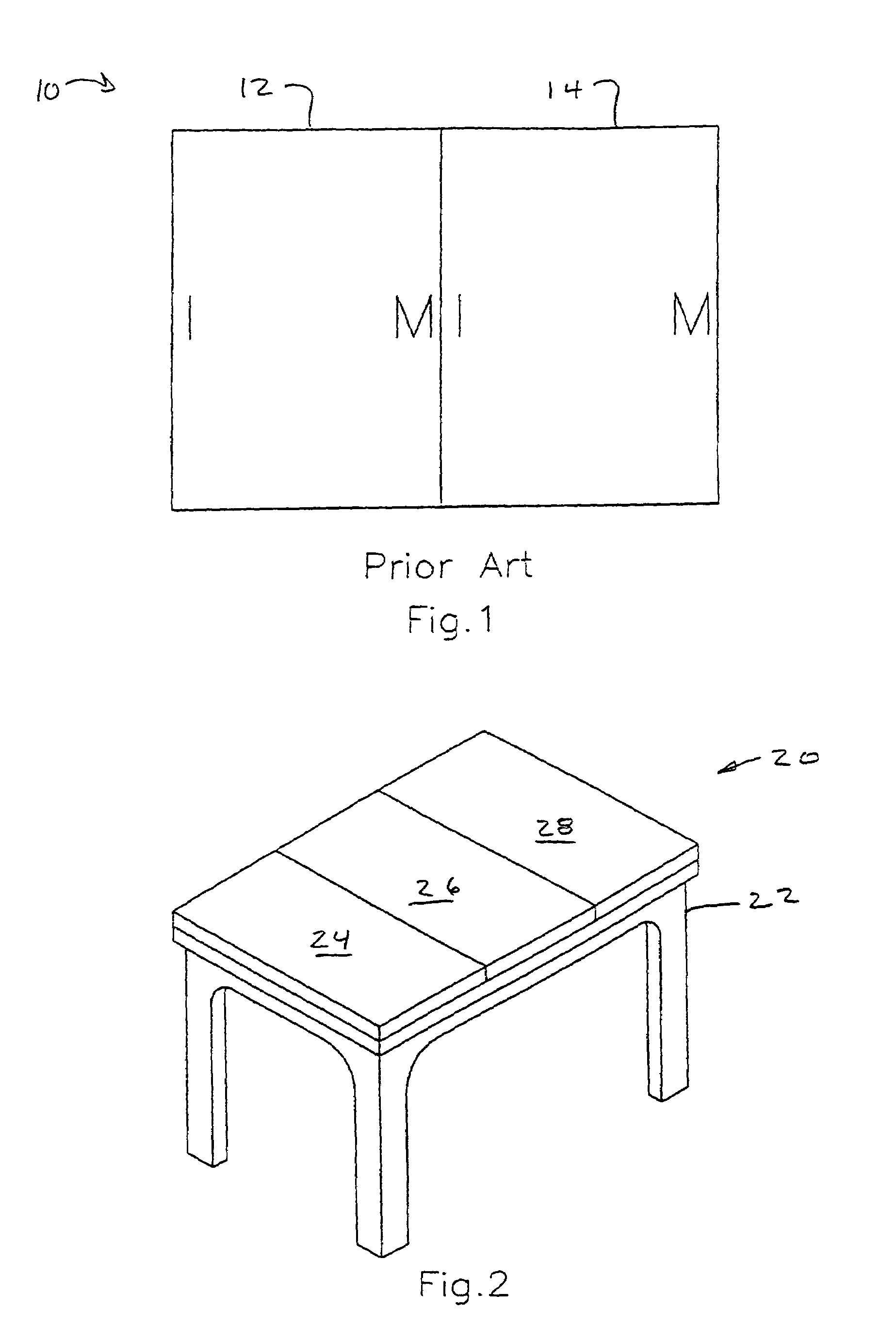 Table pad coupling system