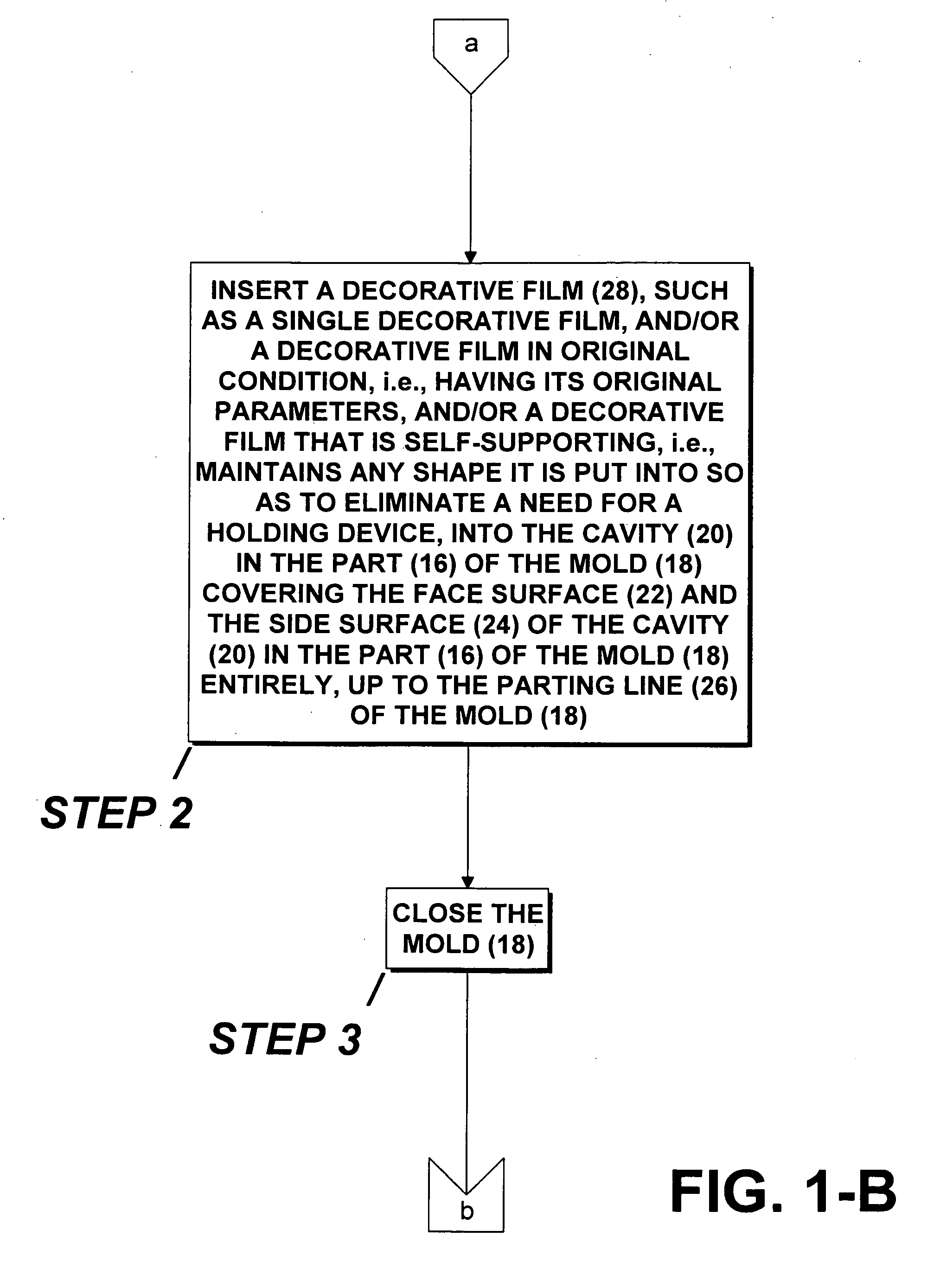 Method for making a part by injection molding and decorating visually-exposed face and side surfaces of the part in their entireties during the injection molding of the part