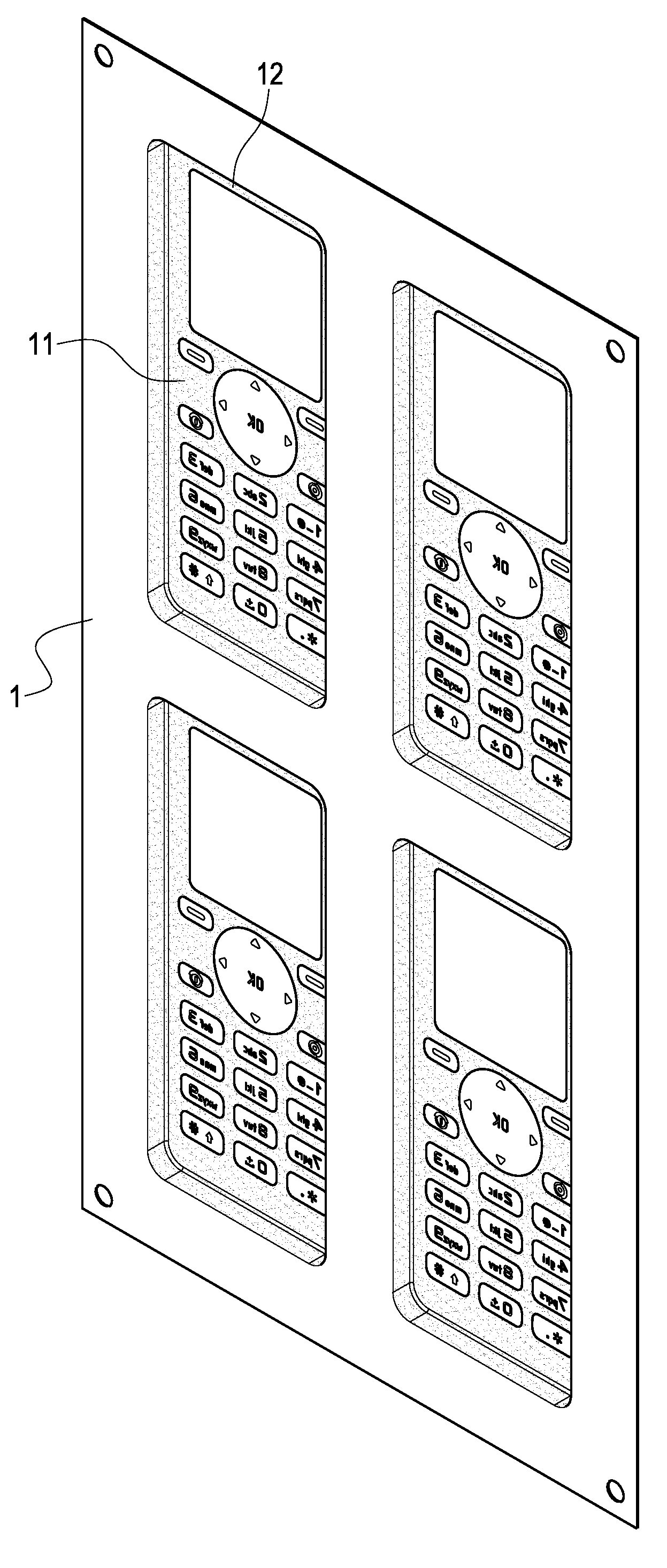 Method for manufacturing electronic device panel and structure thereof