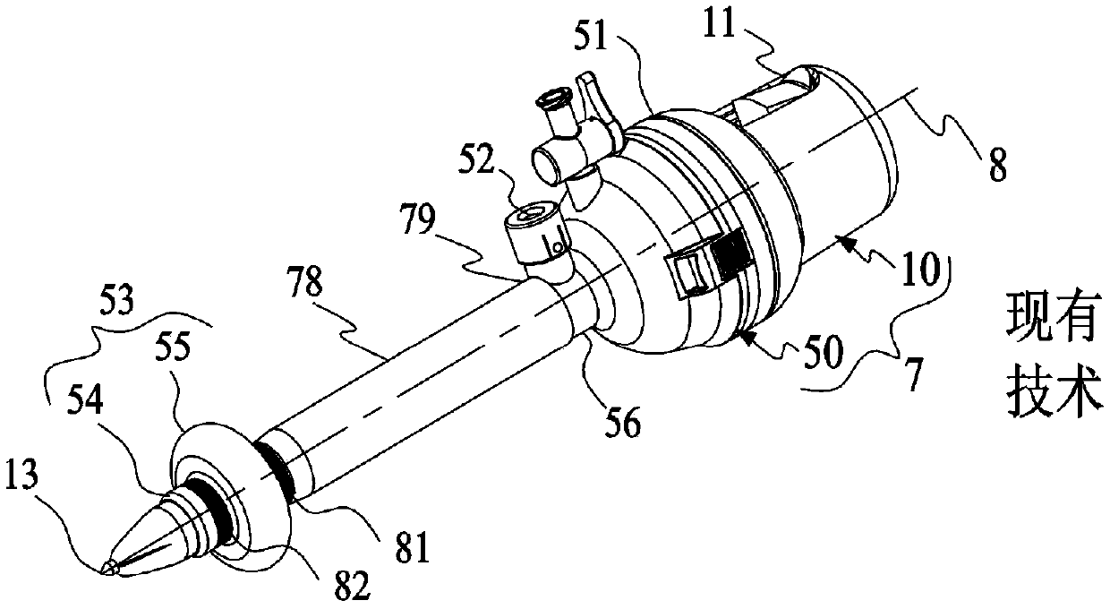 A balloon-containing cannula assembly for direct puncture