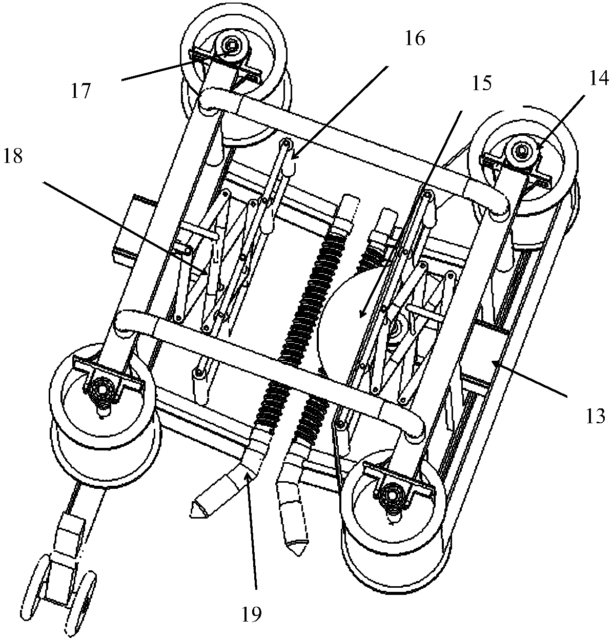 Chinese cabbage harvesting device