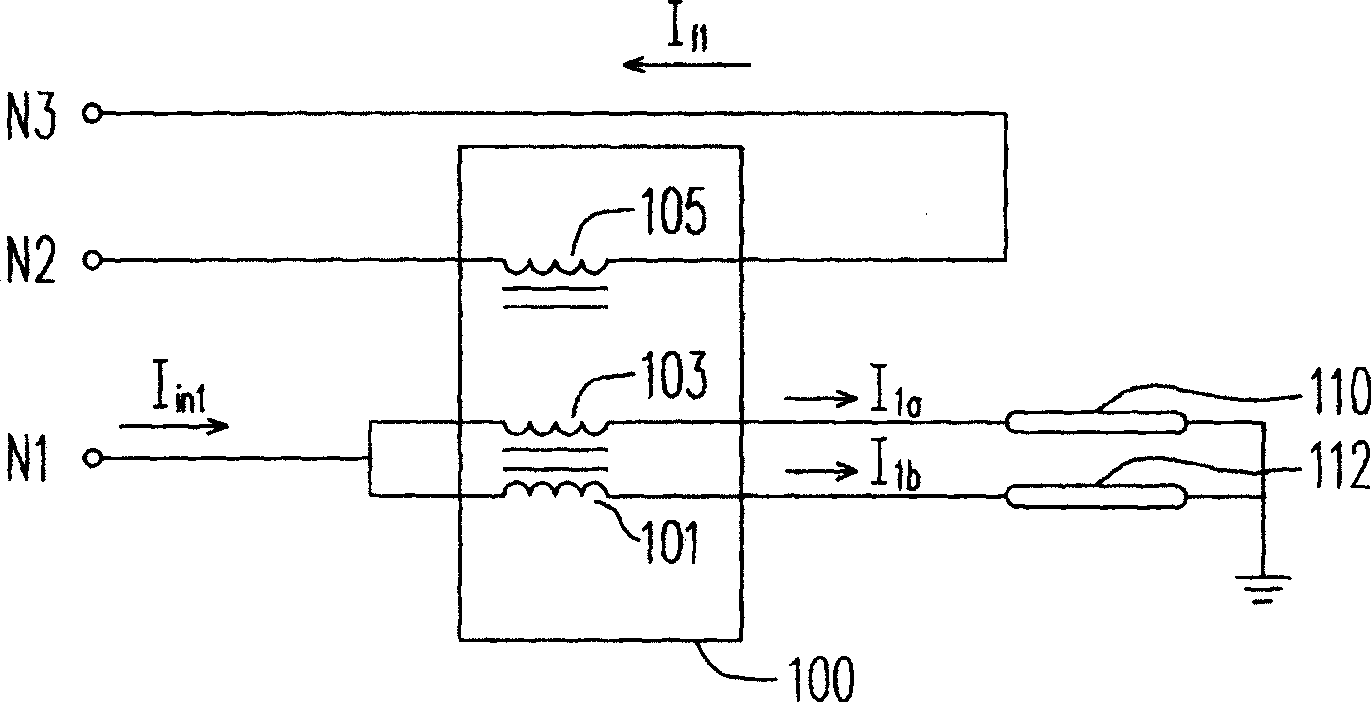 Light-source drive circuit, Luminescence device and balanced transformer with current feedback