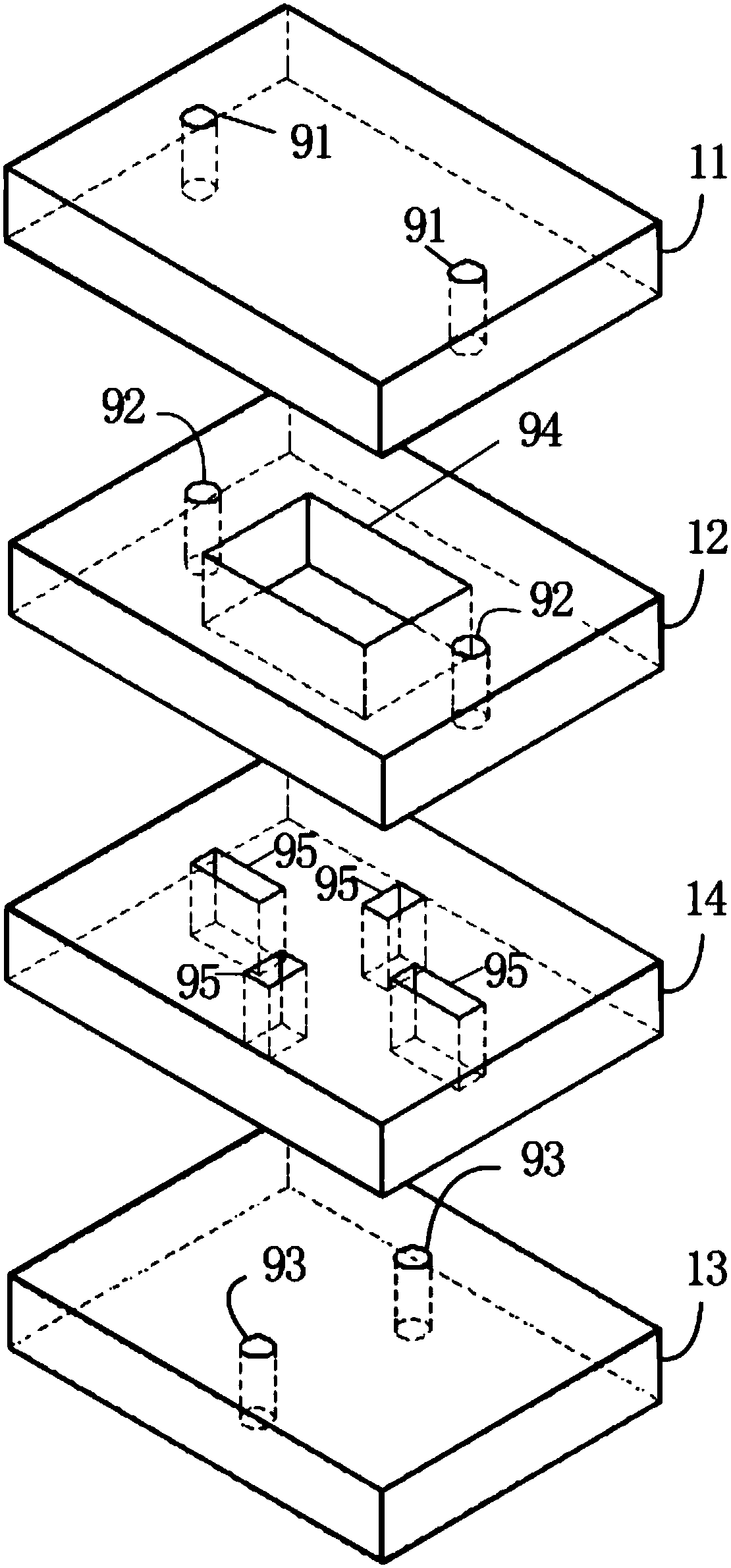 COB package for backfilling thermal protection IC and packaging method ...