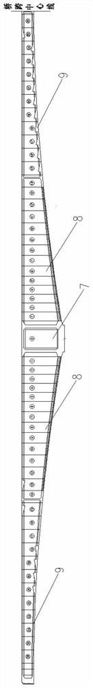 UHPC-NC mixed box girder, large-span rigid frame bridge and construction method of large-span rigid frame bridge