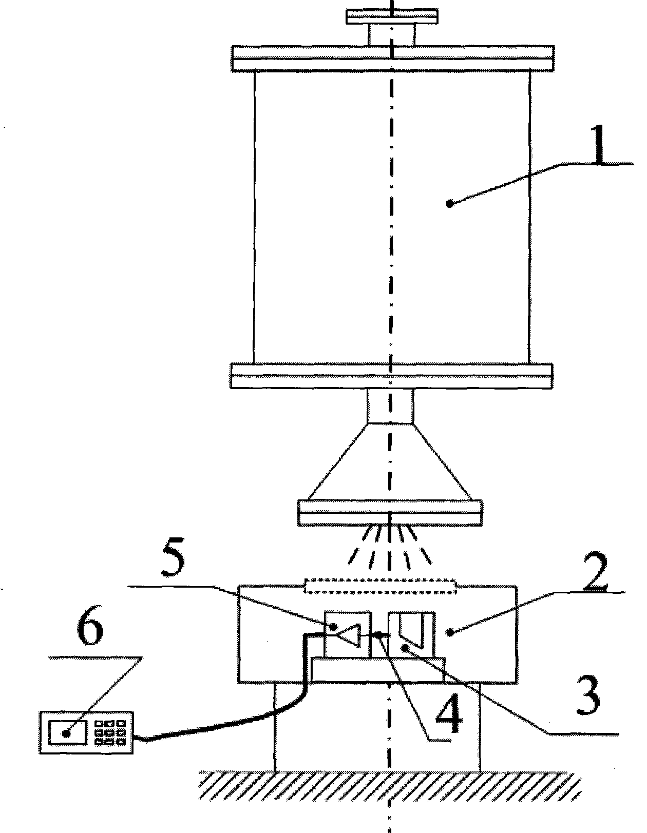 Measuring system for nA/pA electronic beam current of impulse electron accelerator