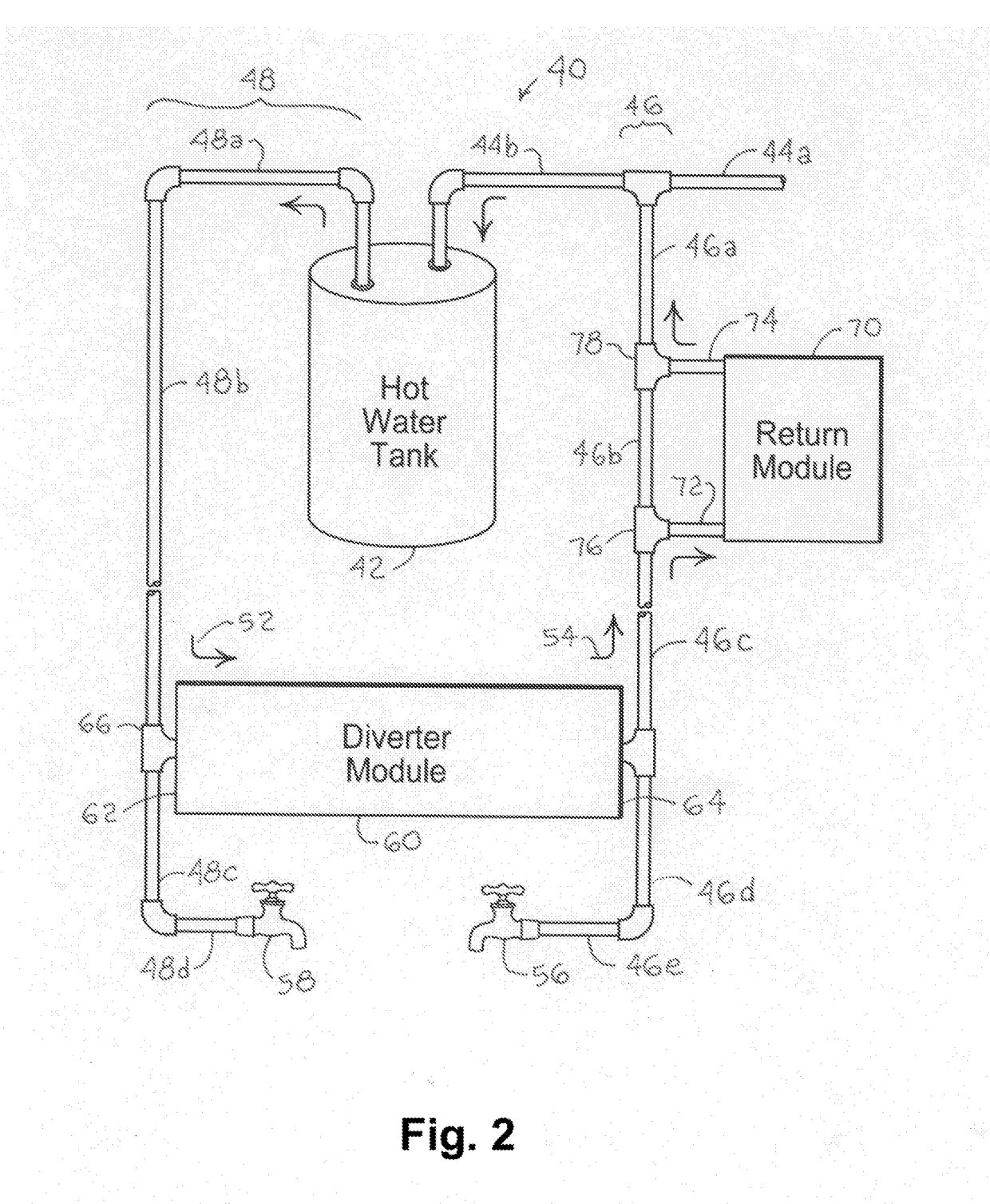 System and Method for Conserving Water Supplied by a Hot Water Tank