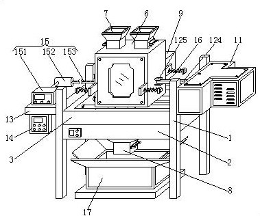 Tea stir-frying machine and using method thereof