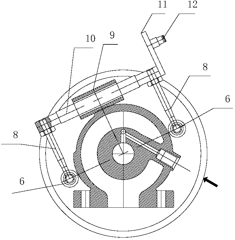 Exhaust gas turbocharger system with three-level adjustable nozzles