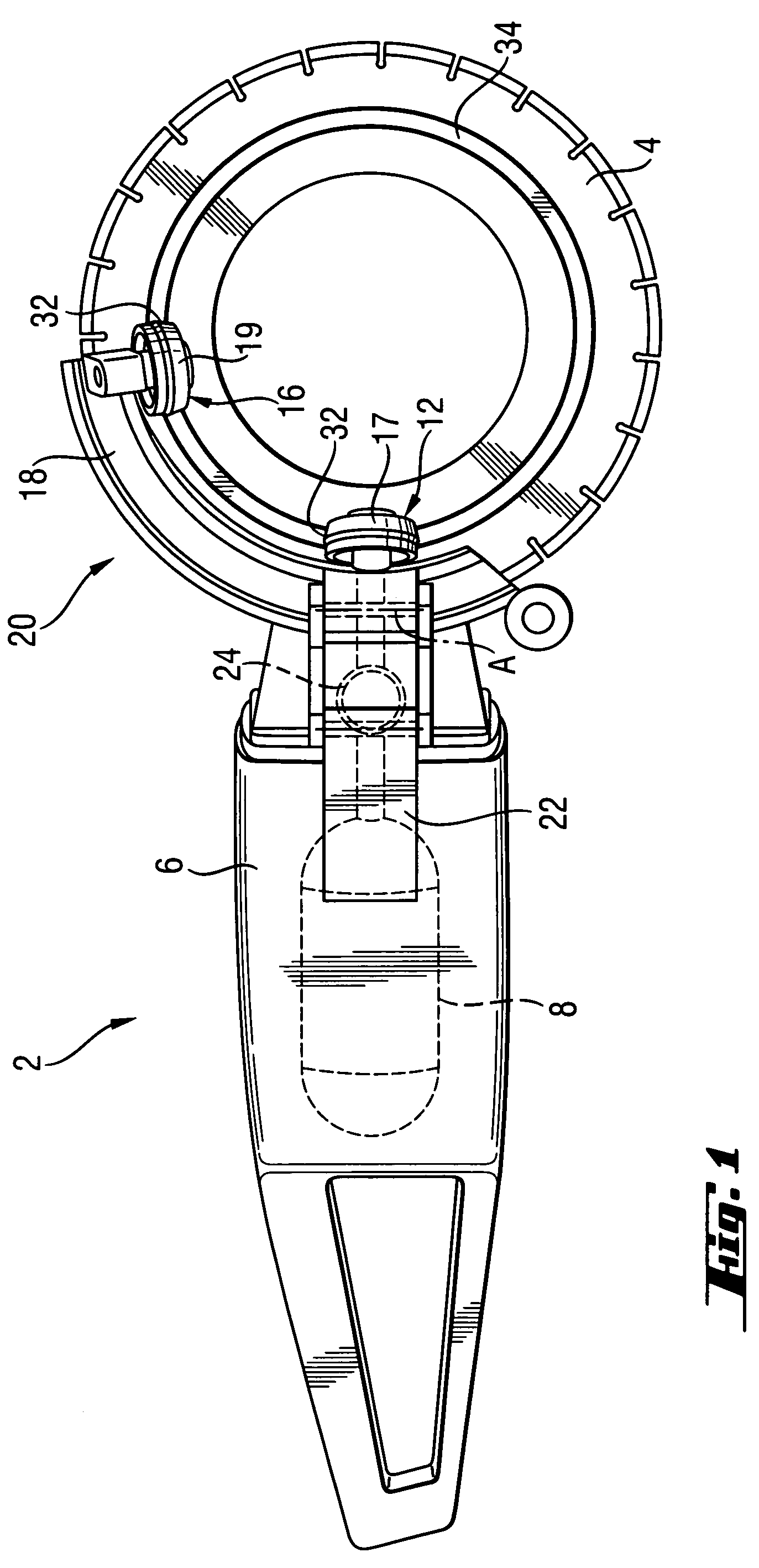 Power tool with an eccentrically driven working tool