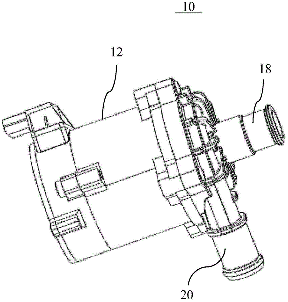 Electric fluid pump and motor stator structure therefor