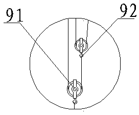 Micro power electric equipment rotating and hoisting device