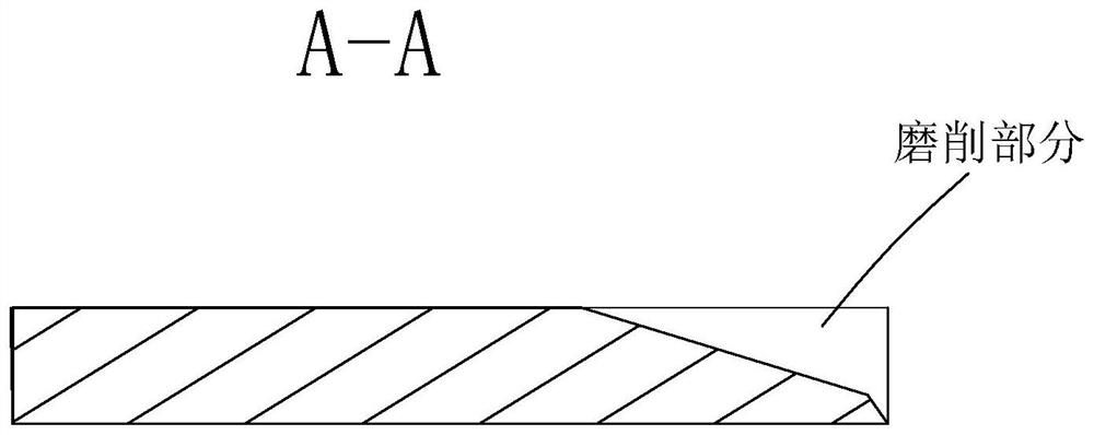 Bending blade, thread clipper with blade and blade manufacturing method