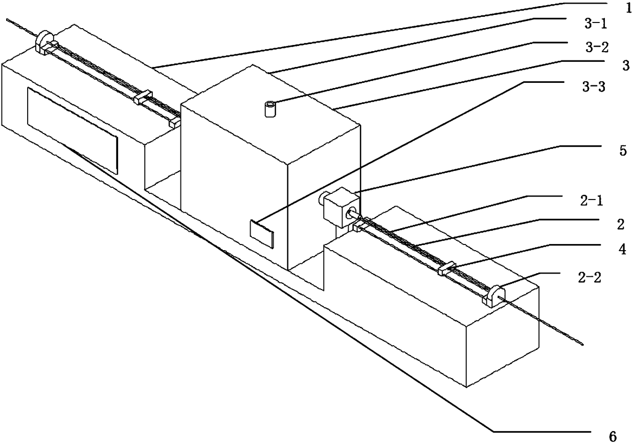 A combined thermal shock experiment system and method under persistent gradient temperature field