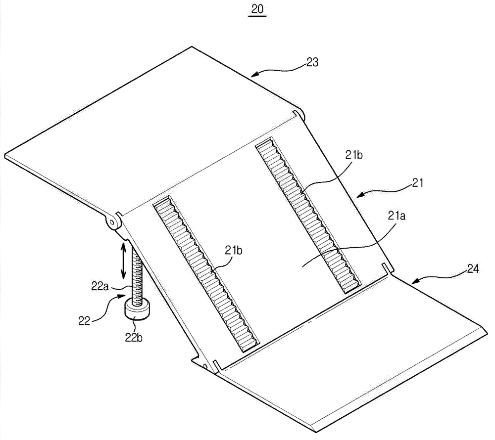 Step climbing device for moving robots