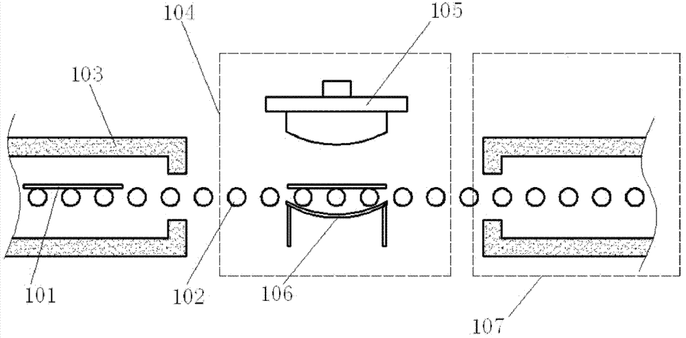 Resin mold used for molding glass plate by pressing outside furnace