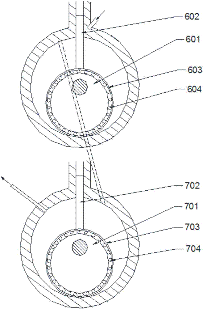 Carbon dioxide four-stage rotor type compression-expansion machine