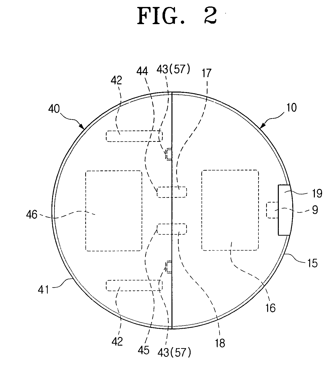 Mobile robot system having a plurality of exchangeable work modules and method of controlling the same