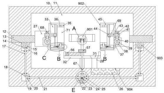 Grinding equipment for gear bur treatment