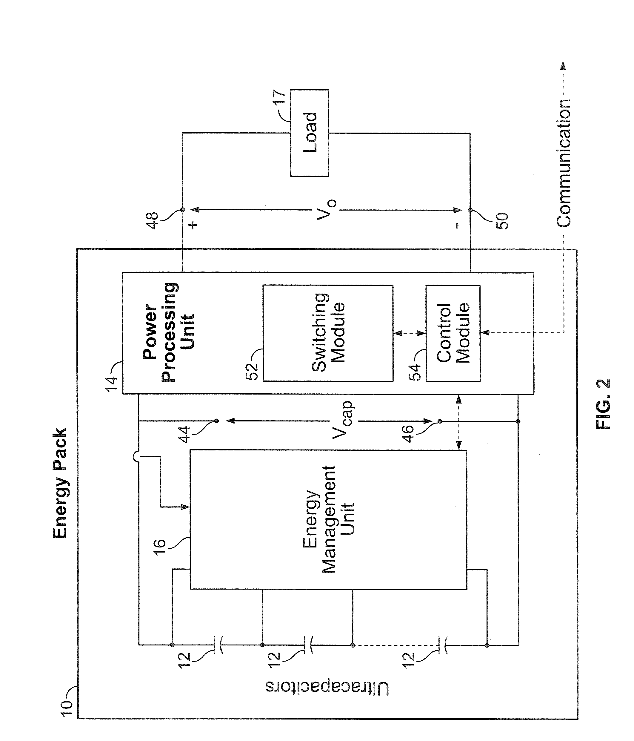 Power processing unit and related method for controlling voltage fluctuations across an energy storage device