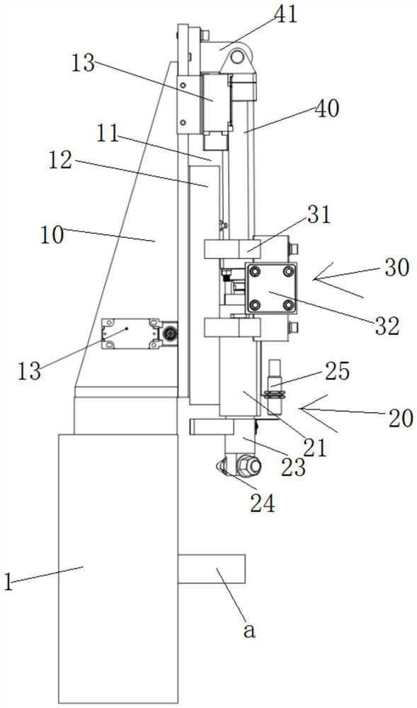 Automatic pitting device of metal pipe drawing equipment