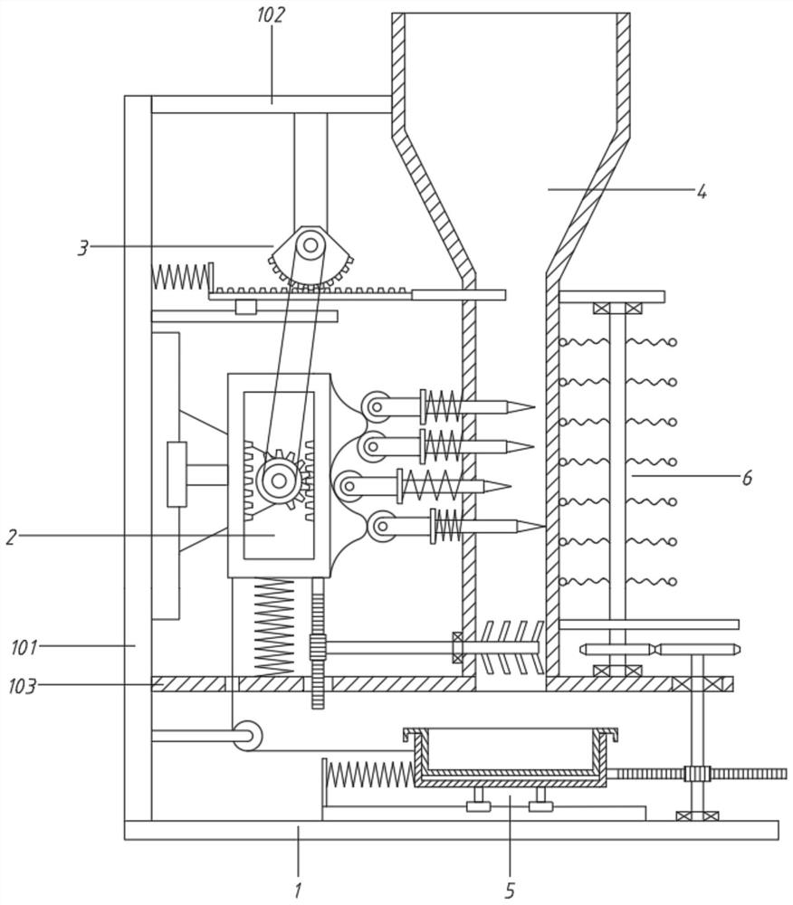 Automatic cutting equipment for forage for aquaculture