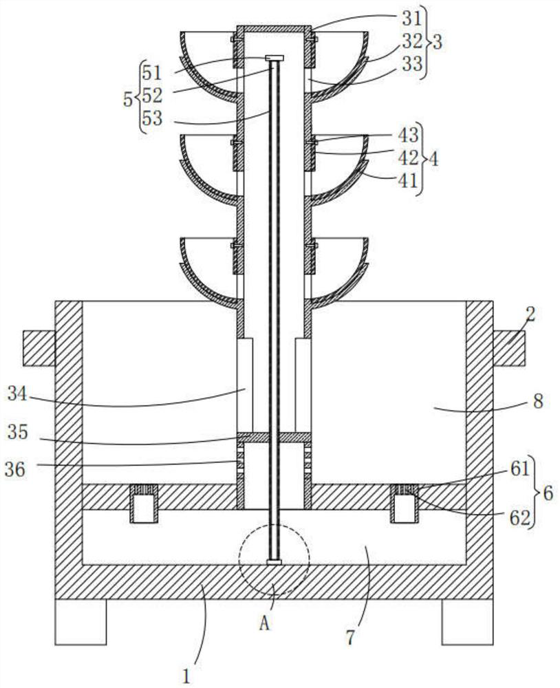 Combined planting device based on architectural design