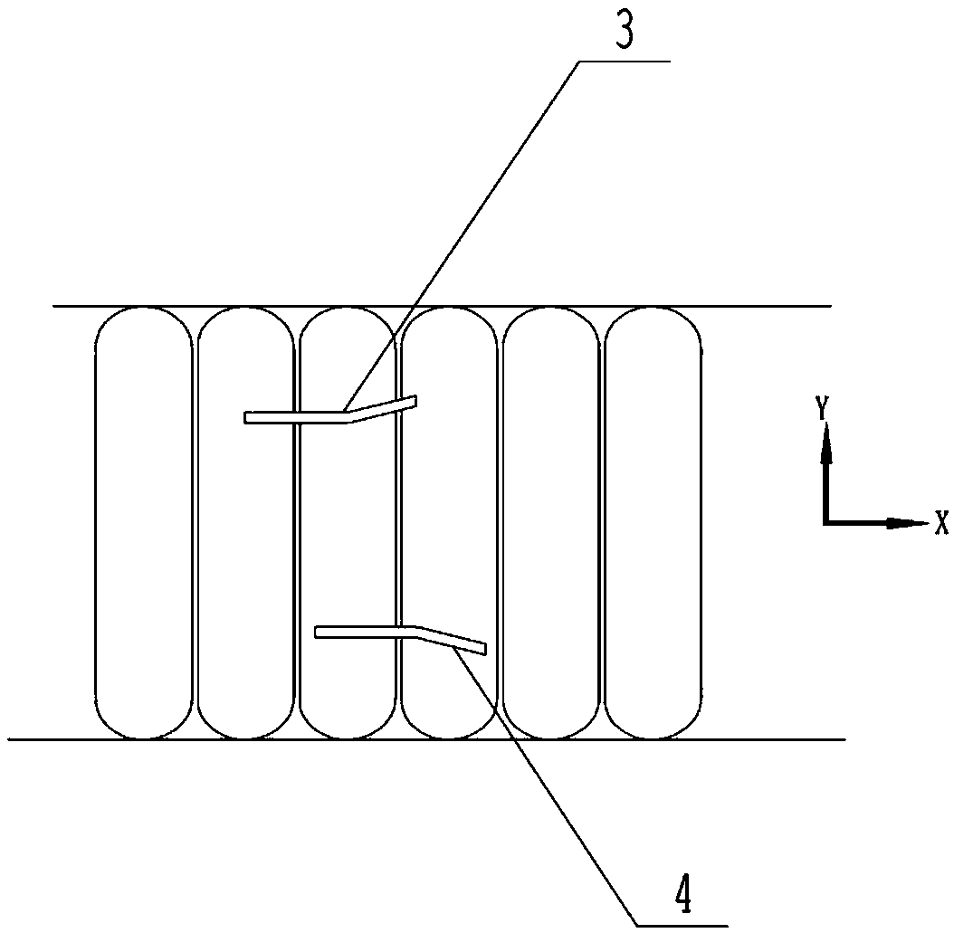 Flexible pouch production line conveying system